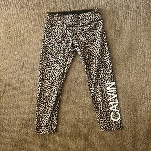 Cheetah print leggings